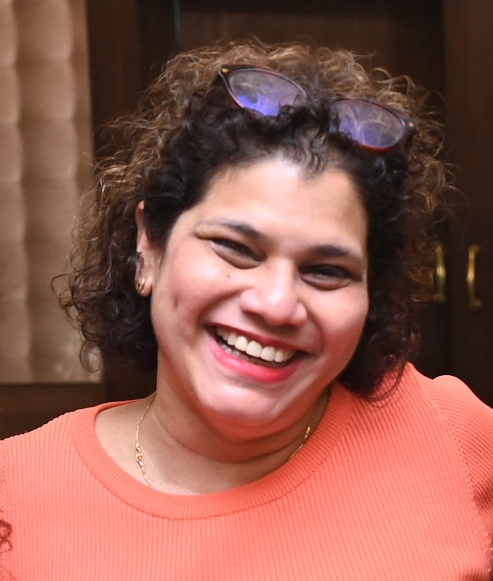Charmaine smiling